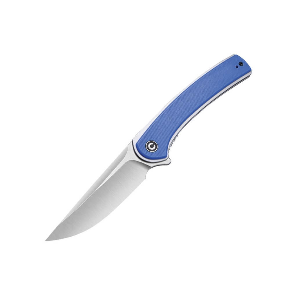 Asticus Flipper Knife Blue G10 Handle