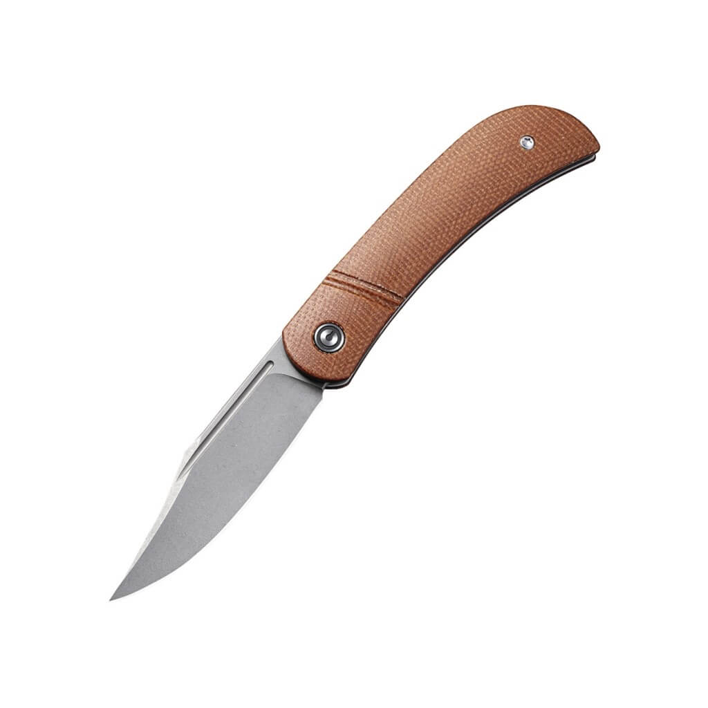 Civivi Appalachian Drifter Slip Joint Knife Brown Micarta Handle
