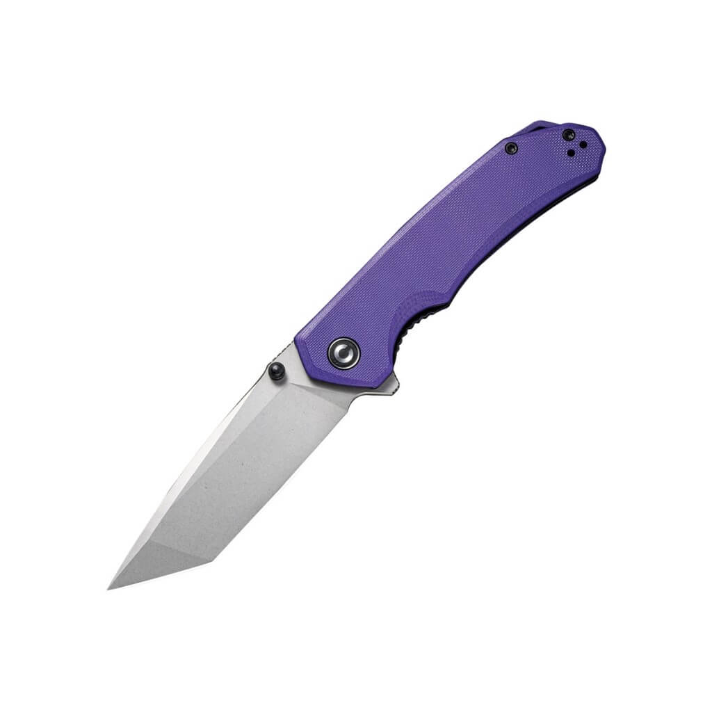 Civivi Brazen Flipper Knife Purple G10 Handle
