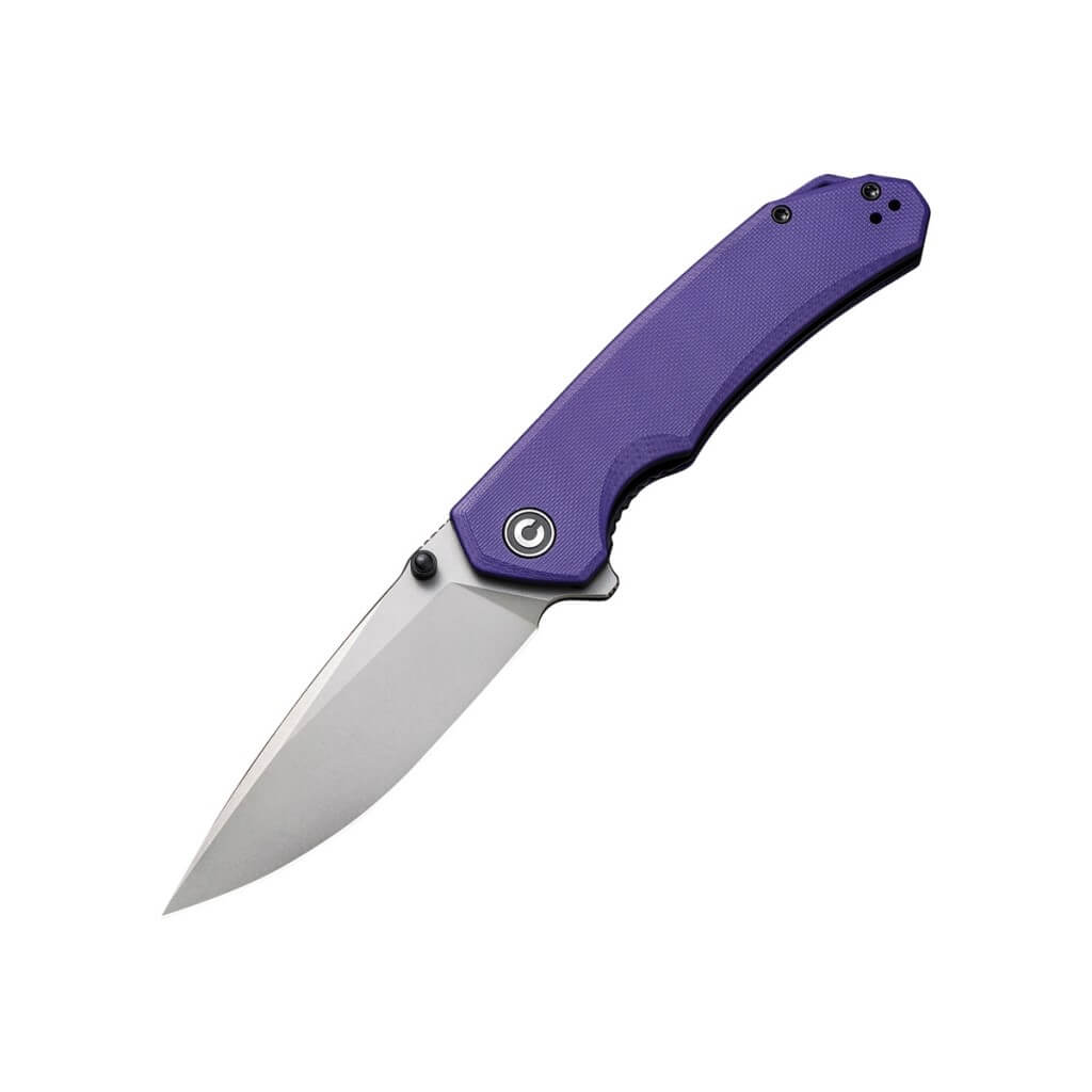 Civivi Brazen Flipper Knife - Purple G10 Handle