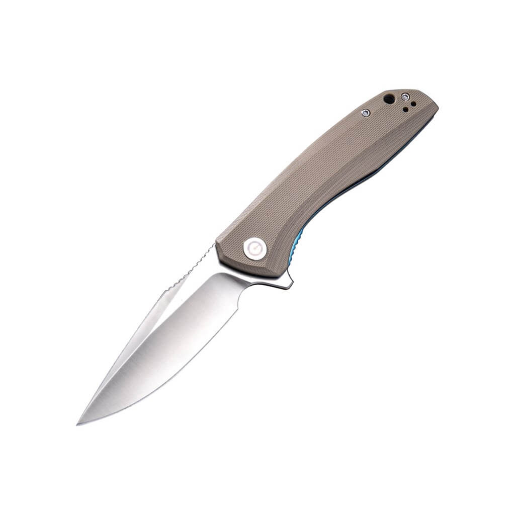 Civivi Baklash Flipper Knife Tan G10 Handle