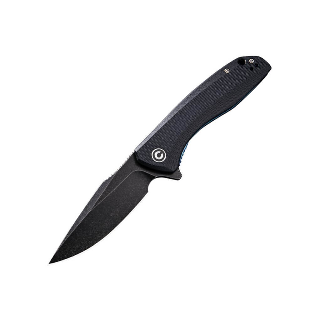 Civivi Baklash Flipper Knife Double Black G10 handle