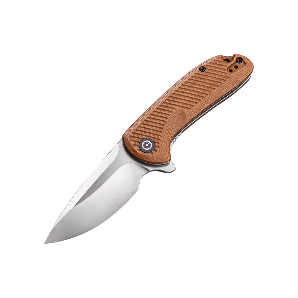 Civivi Durus Flipper Knife Brown G10 Handle