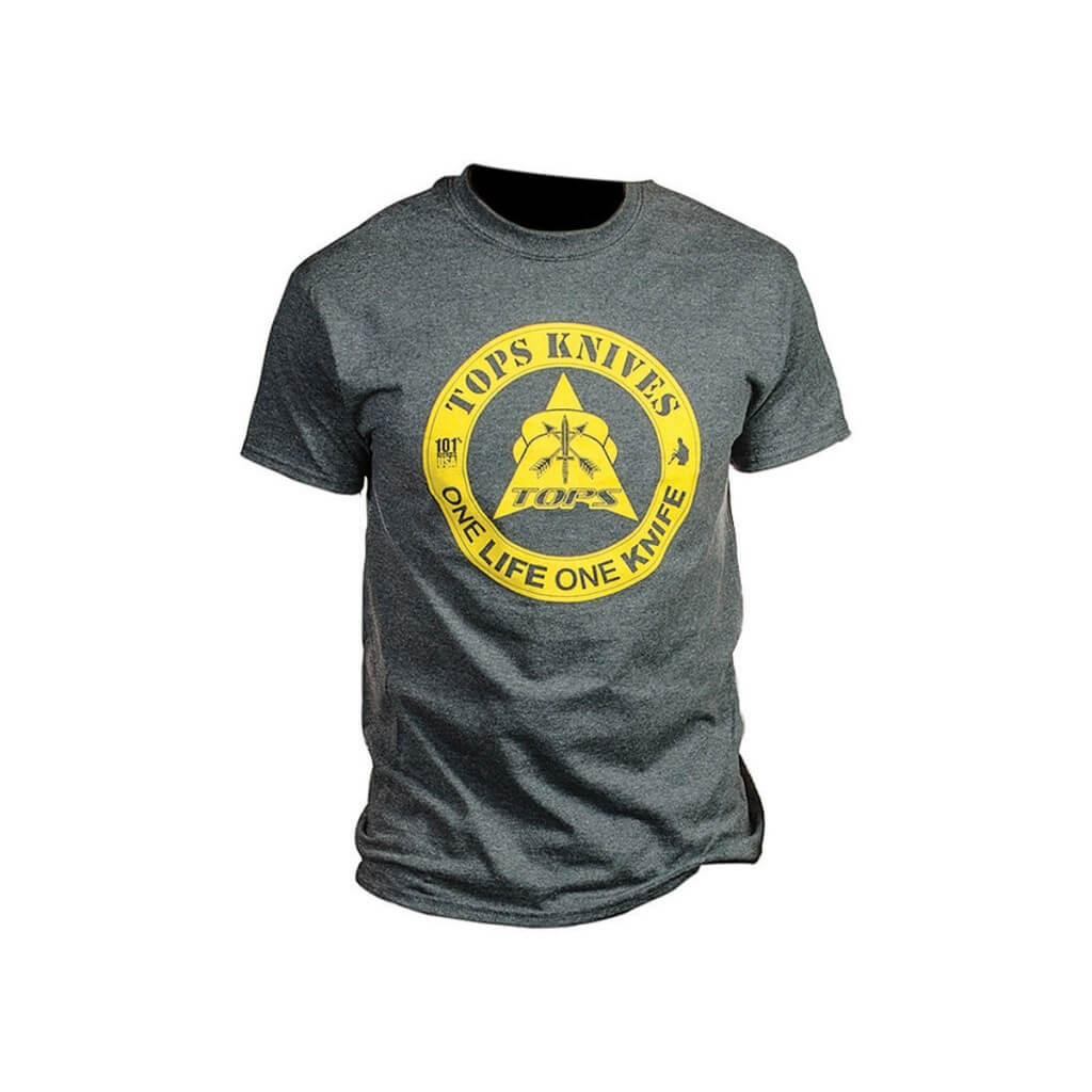 TOPS T-Shirt One Life Dark Heather